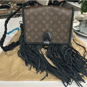 Luxury LV Monogram Brown and Black Bohemian Crossbody bag